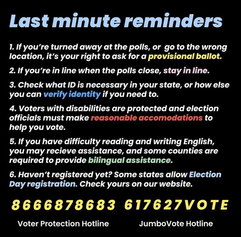 jumbovote's tweet photo. Happy Election Day!! https://t.co/BLhS1gDIrZ