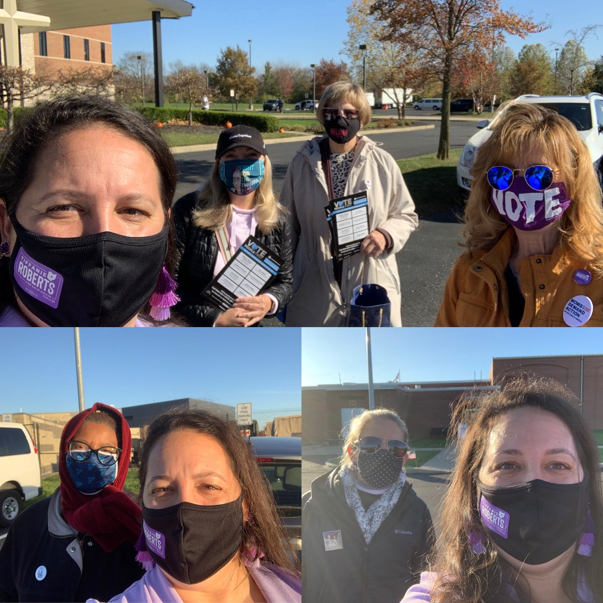 Roberts4Ohio's tweet photo. Stopped in to see our volunteers at polling locations around the district. Thank you volunteers, thank you poll workers, thank you voters. Three hours left to vote! https://t.co/DByKlNgPIk