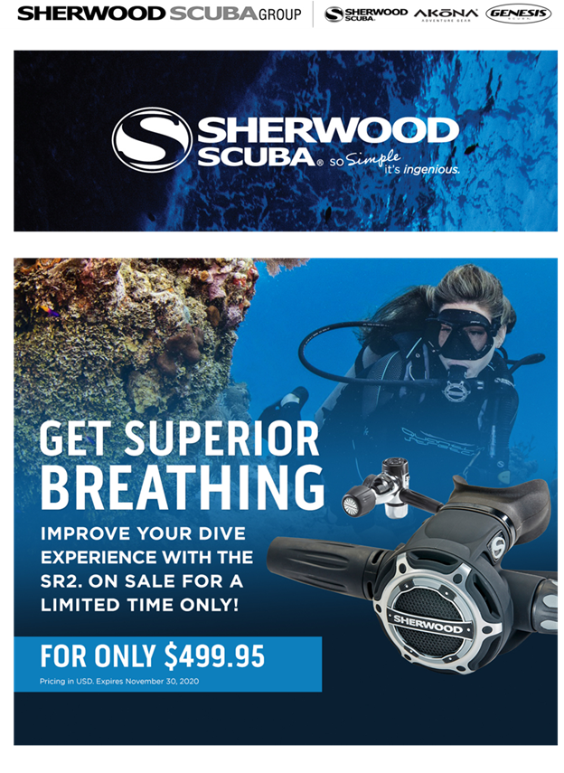 FamilyFunSCUBA's tweet photo. This is a great special from Sherwood on a great regulator at a great price! Contact FFS&amp;S to get in on this before it ends.
#sherwoodscuba #regulatorsale #familyfunscuba #montanascuba #billingsscuba https://t.co/ZtvgigzC27
