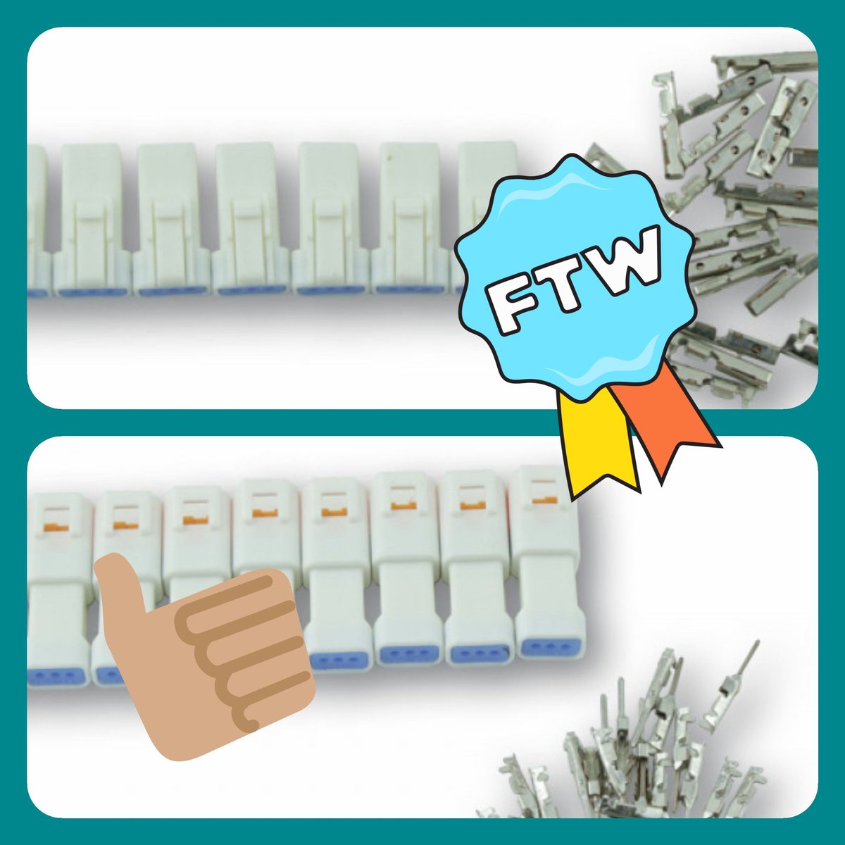 PeratecCustoms's tweet image. Spritzwassergeschützte 2- und 3-polige Steckverbinder von Peratec Customs. Perfekte Verkabelung von Motorrädern.
.
.
.
#motorrad #motorcycle #chopper #bobber #custom #custombike #steckverbinder #steckverbindung #stecker #verkabelung #peratec #perateccustoms