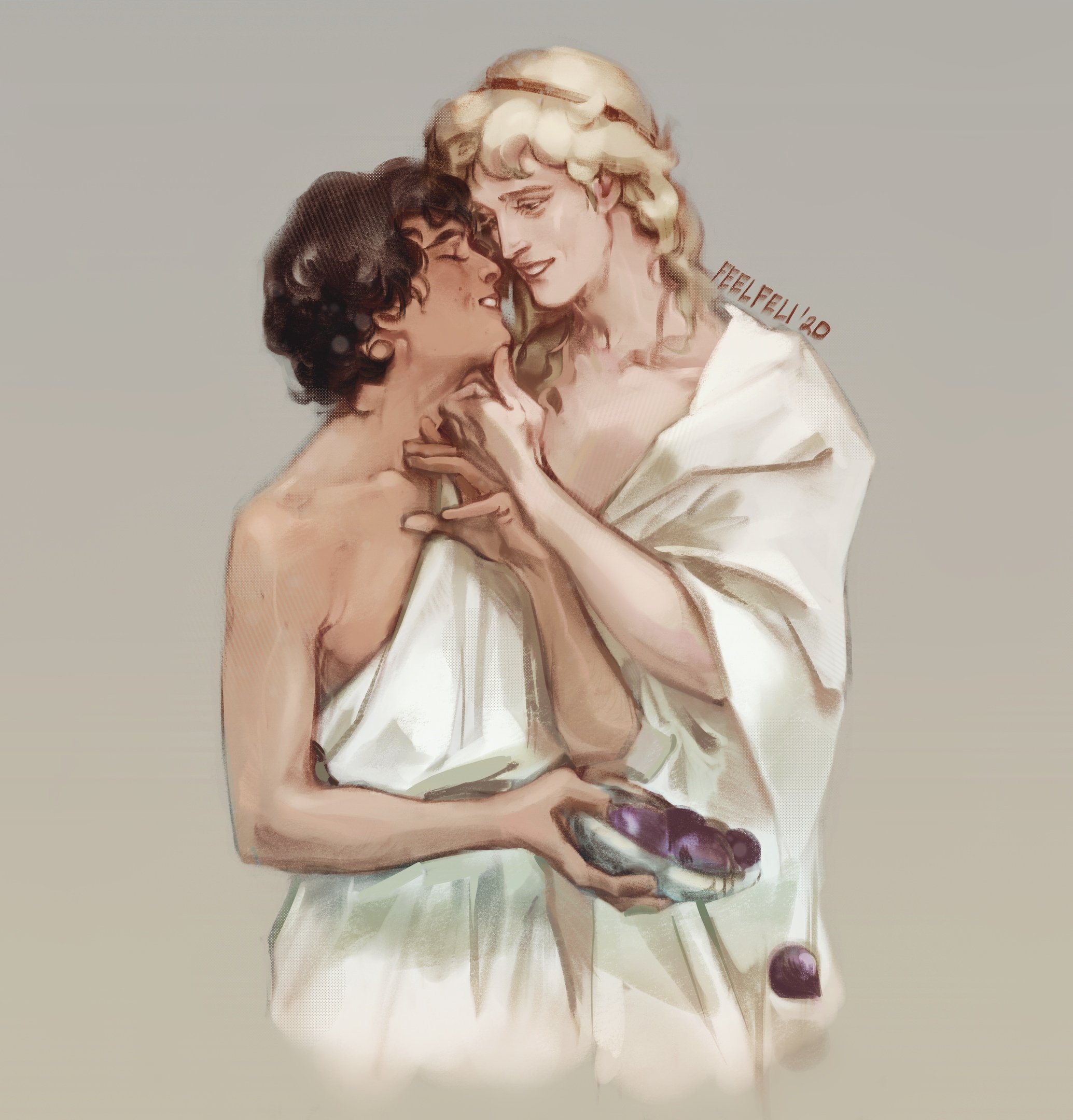 F E L I Fanart Greekmythology Achilles Patroclus Thesongofachilles A God I Could Not Imagine Him So Gods Were Cold And Distant Far Off As The Moon Nothing Like His