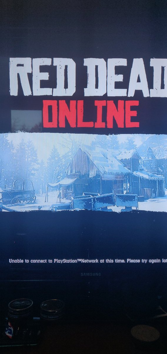 neo6609's tweet photo. @RockstarSupport @AskPlayStation running into issues with Red Dead Online servers. Game is unable to connect to servers. Ps4 https://t.co/0pyUmGMjMy