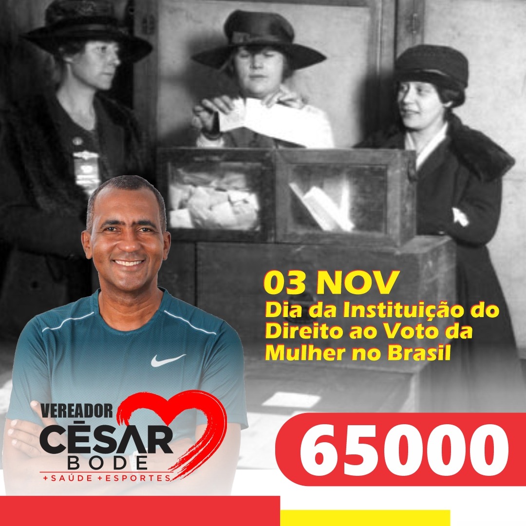 CesarBode1's tweet photo. Nesse dia de hoje, difícil para todas mulheres diante de tanta injustiça, ressalto a importância dessa conquista do direito ao voto
#Eleicoes2020 #cesarbode65000 #SAJ #PCdoB https://t.co/wz2ILJSZj2