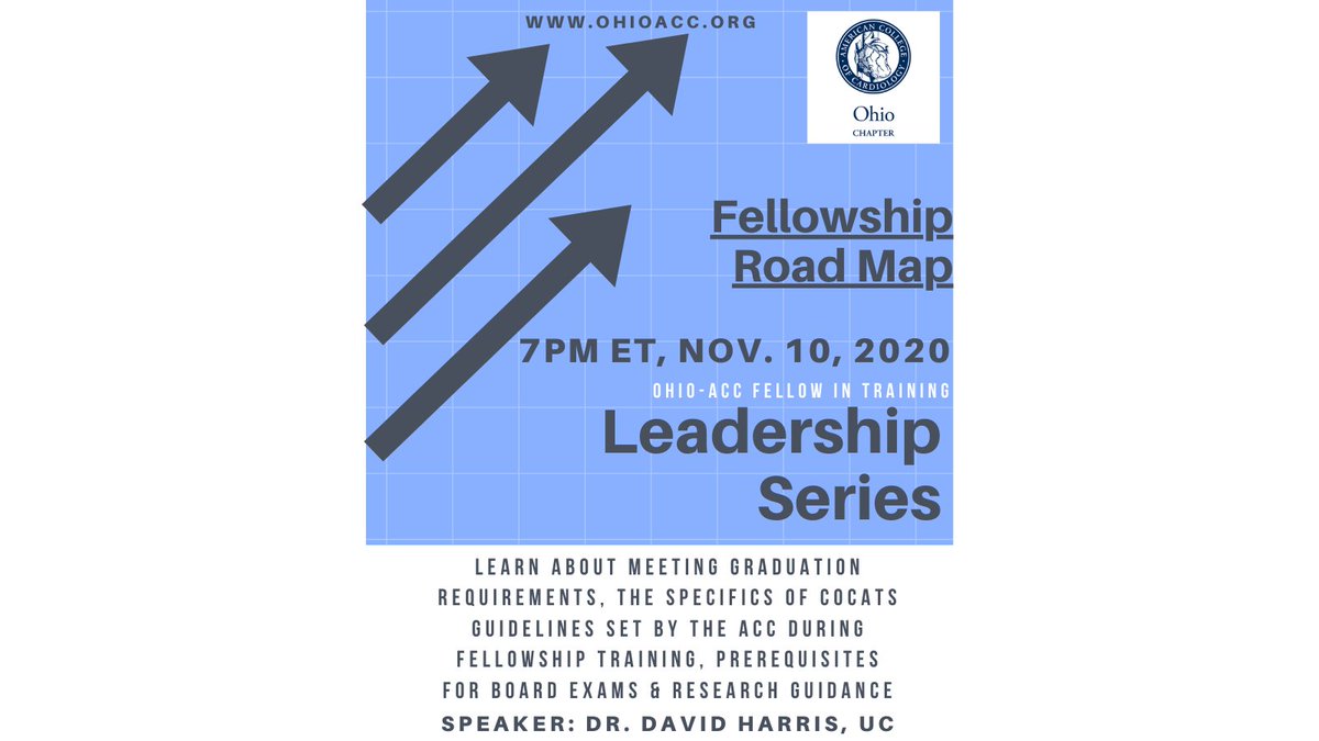 Ohio Chapter-ACC (@ohioacc) on Twitter photo On 11/10! <a href="/OhioACC/">Ohio Chapter-ACC</a> #ACCFIT Devpt Series: Fellowship Road Map. Learn more: grad requirements, COCATs guidelines, prereqs 4 board exams & research guidance ow.ly/P6Cw50CaL9R <a href="/ZSharalayaMD/">Zarina Sharalaya</a> <a href="/JSlivnickMD/">Jeremy Slivnick</a> <a href="/SiderisFacaros/">Sideris Facaros MD</a> <a href="/JulieAldrichMD/">Julie Aldrich</a> @sarah_pradhan6 <a href="/MBiersmith_MD/">Mike Biersmith</a> <a href="/Obadah1Md/">Obadah Aqtash MD, FACC, RPVI</a> On 11/10! <a href="/OhioACC/">Ohio Chapter-ACC</a> #ACCFIT Devpt Series: Fellowship Road Map. Learn more: grad requirements, COCATs guidelines, prereqs 4 board exams & research guidance ow.ly/P6Cw50CaL9R <a href="/ZSharalayaMD/">Zarina Sharalaya</a> <a href="/JSlivnickMD/">Jeremy Slivnick</a> <a href="/SiderisFacaros/">Sideris Facaros MD</a> <a href="/JulieAldrichMD/">Julie Aldrich</a> @sarah_pradhan6 <a href="/MBiersmith_MD/">Mike Biersmith</a> <a href="/Obadah1Md/">Obadah Aqtash MD, FACC, RPVI</a>