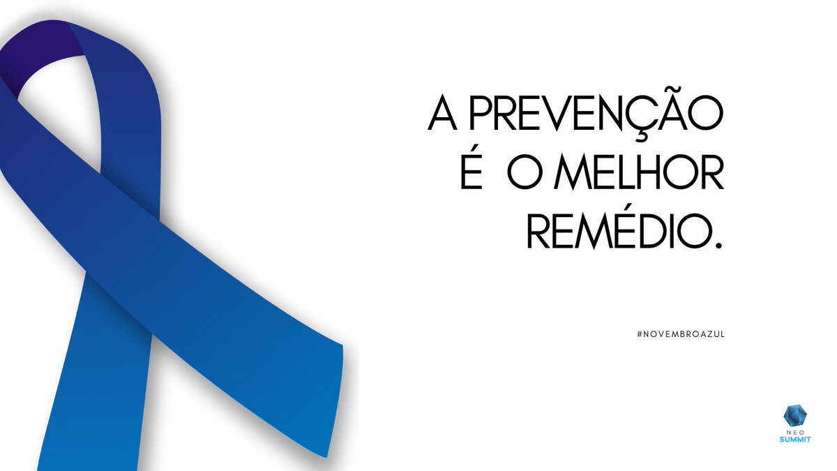 NeoSummit's tweet photo. Hábitos saudáveis e acompanhamento médico podem salvar sua vida! Não deixe sua saúde para depois, previna-se! ✊ #NovembroAzul #Prevenção #SaúdeMasculina #NeoSummit https://t.co/5LYf50ZNGt