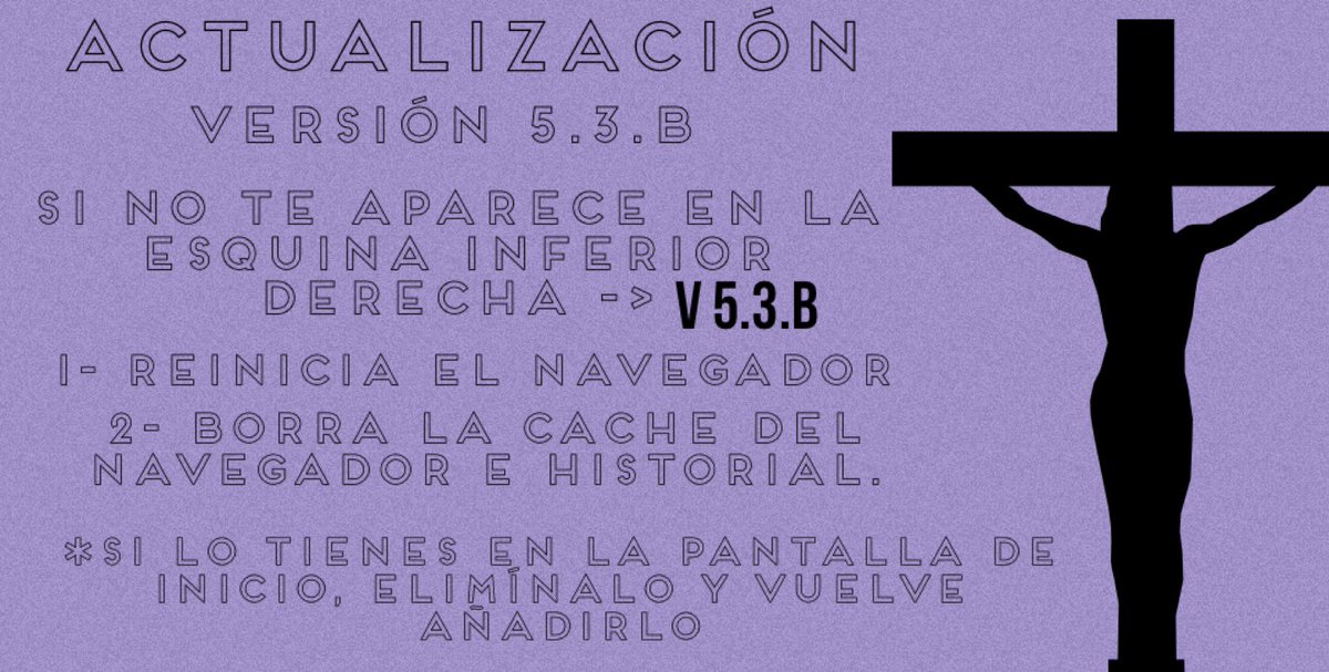 LaHermanda's tweet photo. ✅ACTUALIZACIÓN 5.3.B YA DISPONIBLE:

• Corregir errores en “Coronación Canónica”.

• Se añade botón para poder cancelar una petición hermanamiento sin respuesta.

• Corregir pequeños errores. https://t.co/BFxqUvX4gN