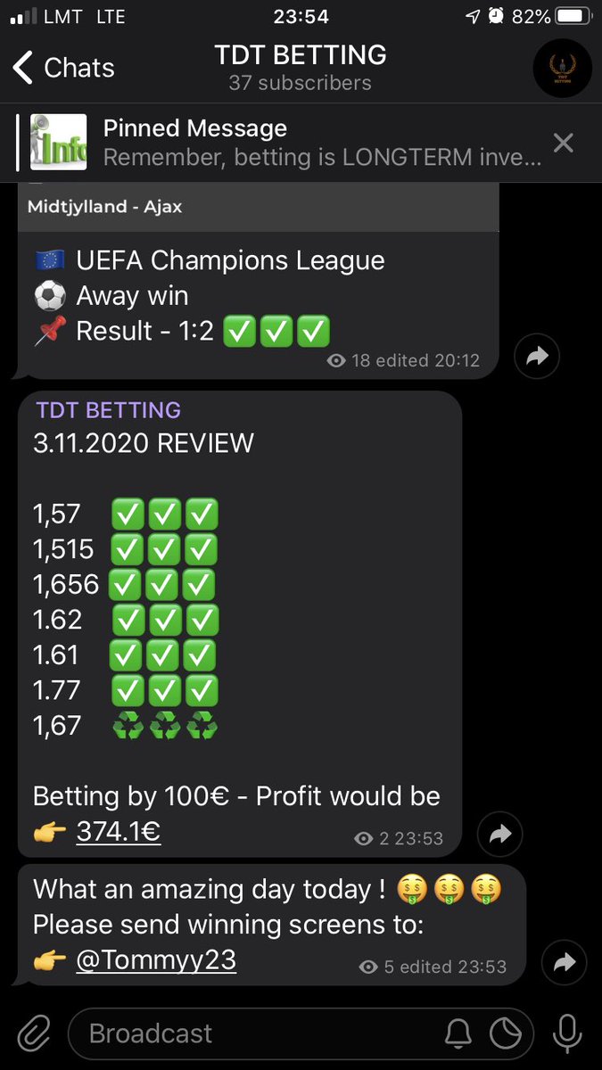 Telegram betting channels kenya