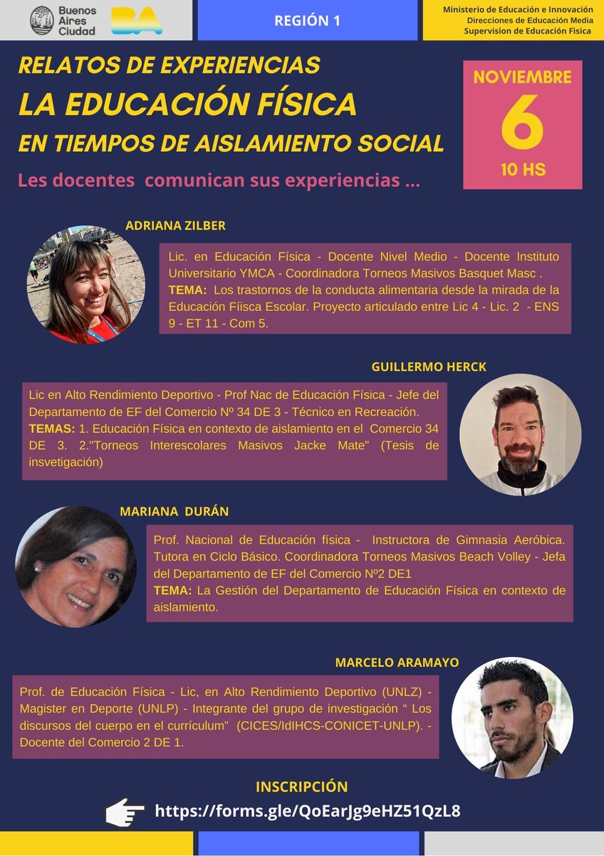 ¿Dónde es finalmente que sucede la Educación Física de las Escuelas Secundarias?
Docentes que hablan de sus prácticas, el primer paso para la construcción de conocimiento en contexto de aislamiento social.
forms.gle/D3g2jXMMnQVWci…
@ricajbenitez  <a href="/fabian_capponi/">Fabian Capponi</a> <a href="/Alejandro231297/">Alejandro Baez</a>