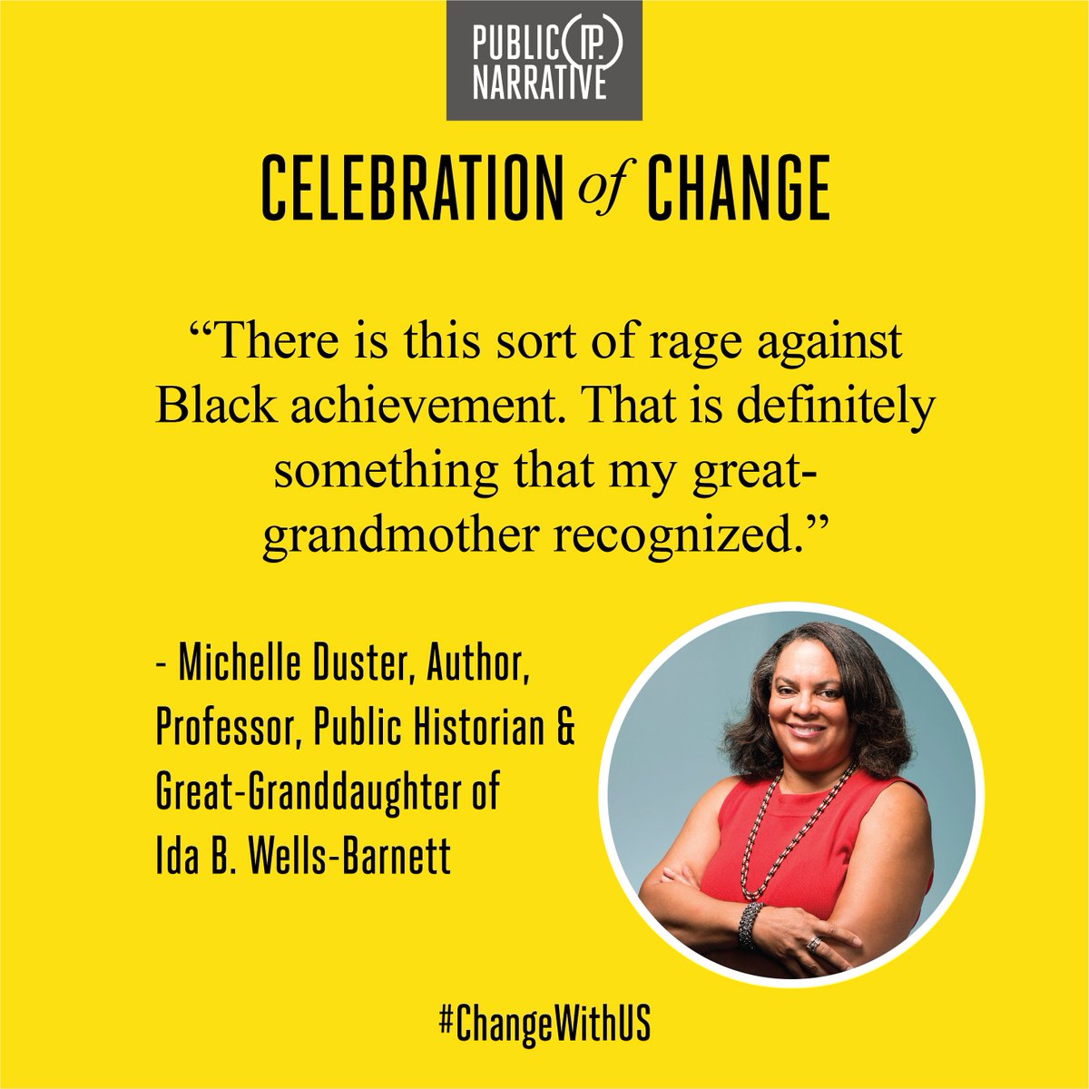 PublicNarrative's tweet photo. During our Celebration of Change, @kdberr1 @MartiTippens and @MichelleDuster were asked to describe their claim to the heart and soul of America. Every quote, speaks to the need for change. Watch in its entirety here: https://t.co/dT8OHJBiiP
#ChangeWithUS https://t.co/FkTMGcdq6l