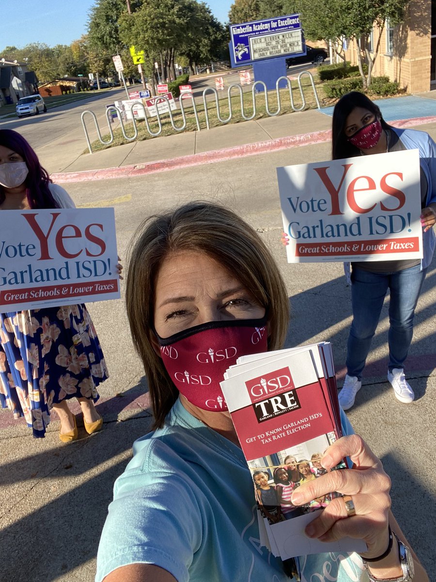 tammysullivan18's tweet photo. It’s not too late to vote! Still no lines at Kimberlin! @gisdnews @rgriff_32 @drlopez23 @KA_Knights #teamuptovote #GarlandISDTRE https://t.co/dnYTc53Gdb