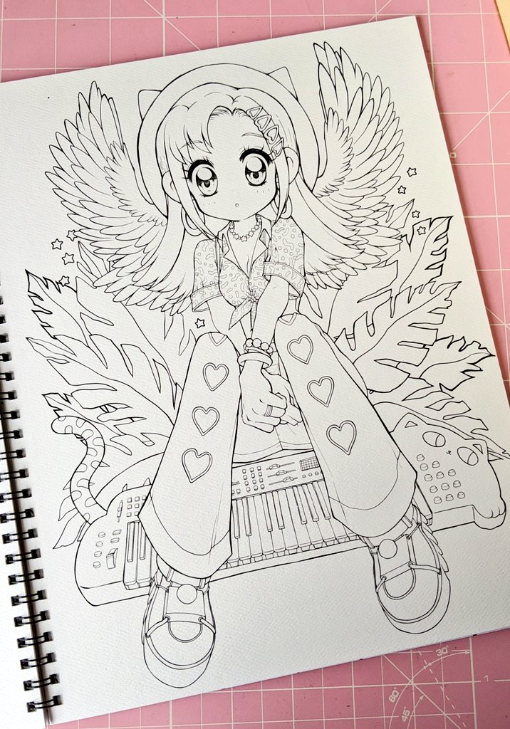 Finally, I can announce the Ocean In Space Colouring Book???️!!! ?
I have been working on this for SO LONG behind the scenes making sure the paper is right, doing colouring demos, and everything else!? (Cont!)