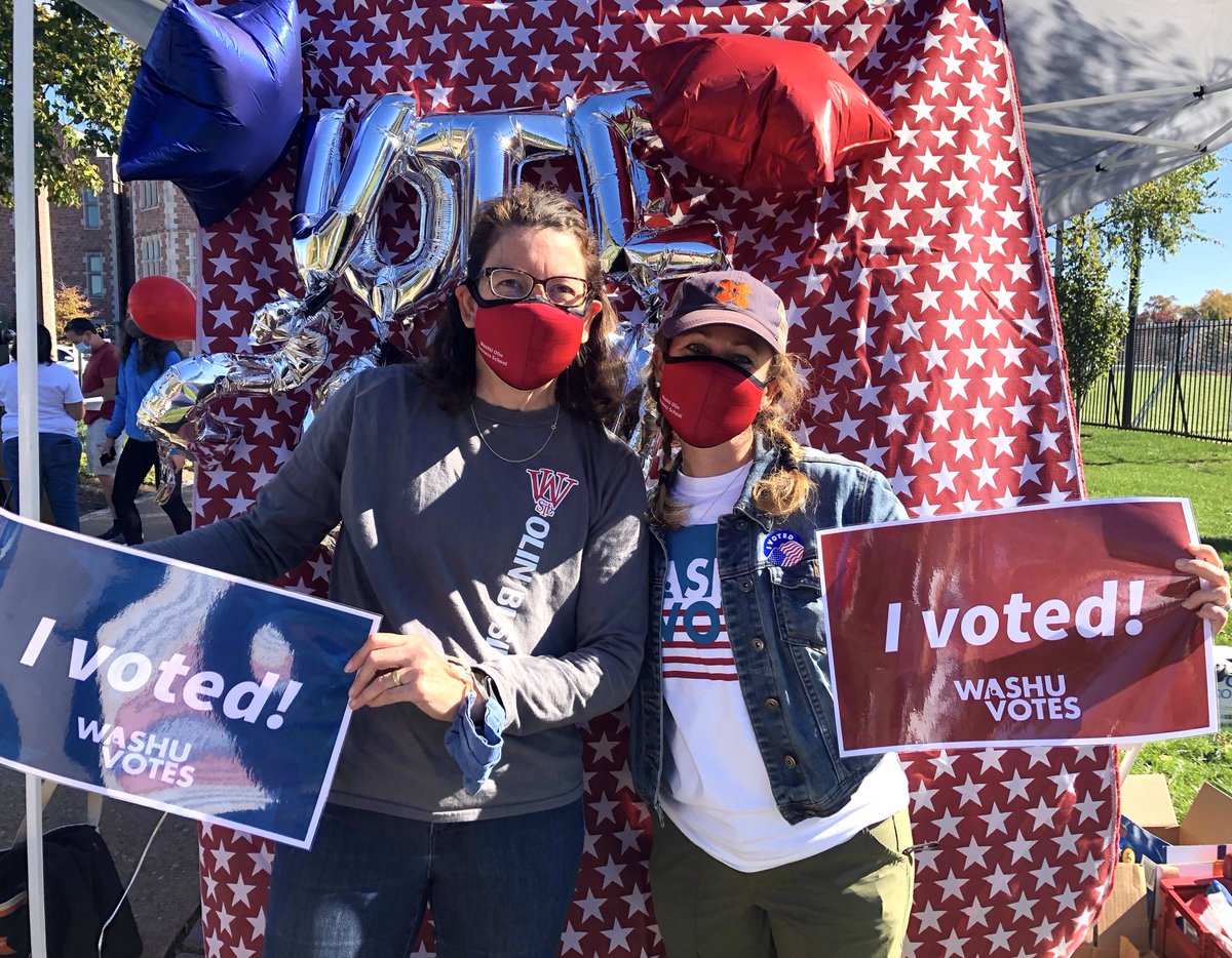 OlinCel's tweet photo. CEL Team helping at the polls!! ⁦@WUSTLbusiness⁩ https://t.co/fcgQ4BzWK4