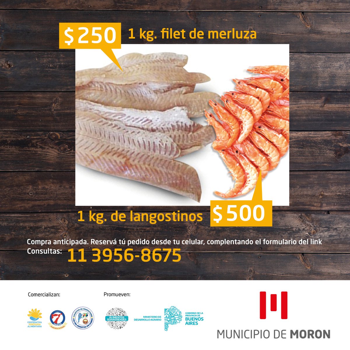 munimoron's tweet image. Recordá que este jueves y viernes vas a poder comprar alimentos de primera calidad a precios populares. Realizá tu compra anticipada y luego retirá tu pedido! 🍅🥬