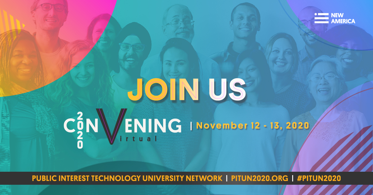 CUNY Research (@cunyresearch) on Twitter photo Don't miss 'Real World PIT Applications for Students' today at 4pm: sched.co/etUo
In this #PITUN2020 panel, featuring <a href="/CUNY/">The City University of New York</a> faculty and <a href="/NewAmericaPIT/">New America Public Interest Tech</a> grant winner Kathleen Cumiskey, you can learn about the best ways to get students involved in #publicinteresttech Don't miss 'Real World PIT Applications for Students' today at 4pm: sched.co/etUo
In this #PITUN2020 panel, featuring <a href="/CUNY/">The City University of New York</a> faculty and <a href="/NewAmericaPIT/">New America Public Interest Tech</a> grant winner Kathleen Cumiskey, you can learn about the best ways to get students involved in #publicinteresttech