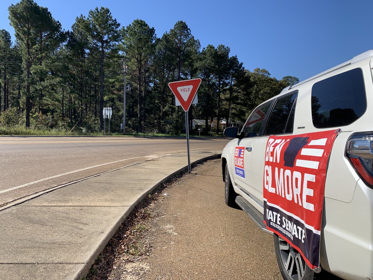 lbengilmore's tweet photo. It’s been a fun day of waving, sign holding, and cheering my fellow Republican candidates all over the district! I have some awesome supporters! #BenGilmoreforStateSenate #vote2020 #VoteRed2020 #arpx https://t.co/sQR70BraKW
