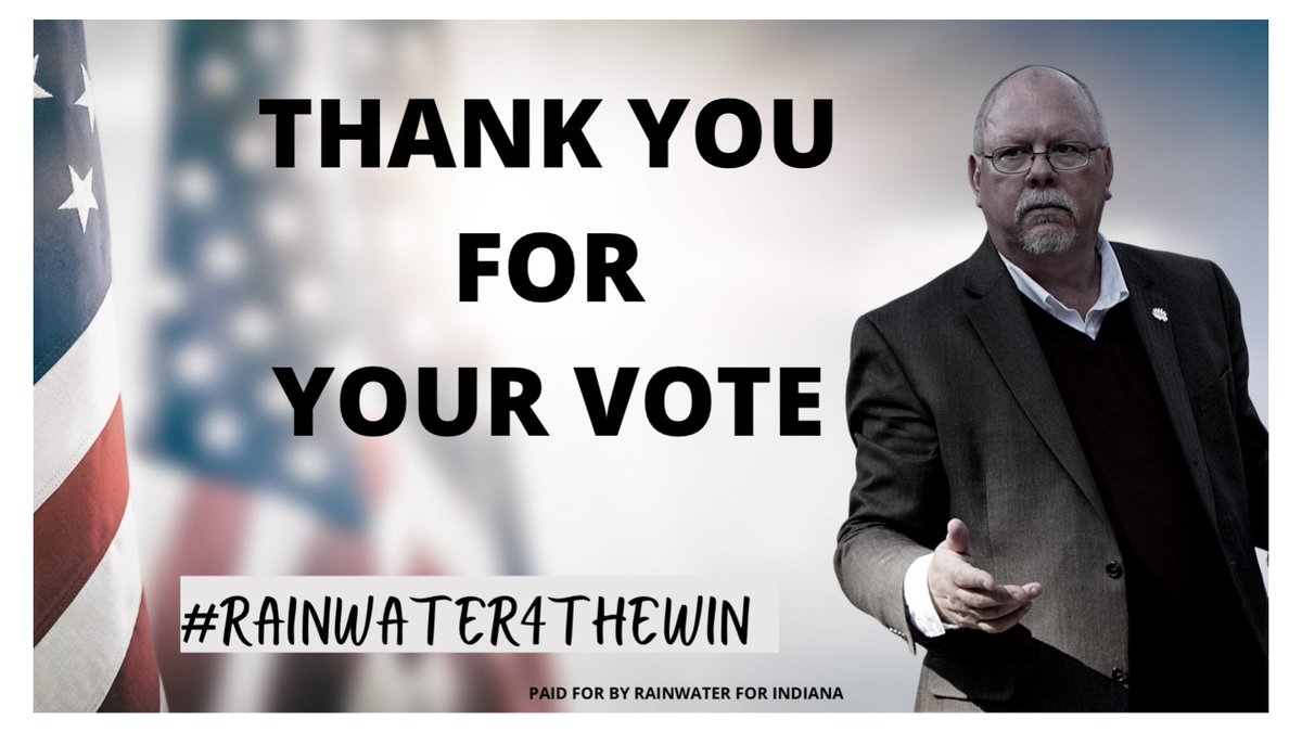 Thanks Charles for your vote!
#Rainwater4TheWin #Elections2020