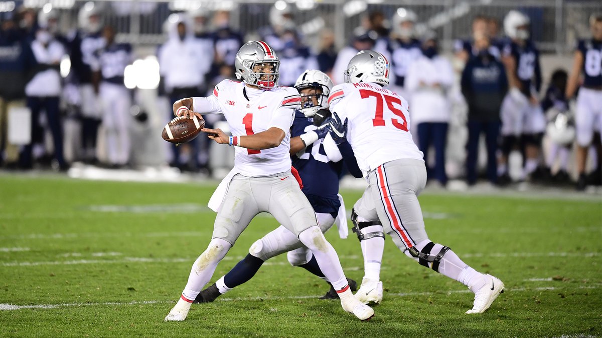 ESPNPR's tweet photo. ABC delivered its top viewership of the @ESPNCFB season in all 3 game windows in Week 9
β @OhioStateFB-@PennStateFball the most-viewed game on ESPN networks this season
β #BCvsCLEM, #NDvsGT & #OSUvsPSU combined for ABC's best tripleheader of the season
https://t.co/wOgI3iuHW6 https://t.co/oNXYE2PYHW