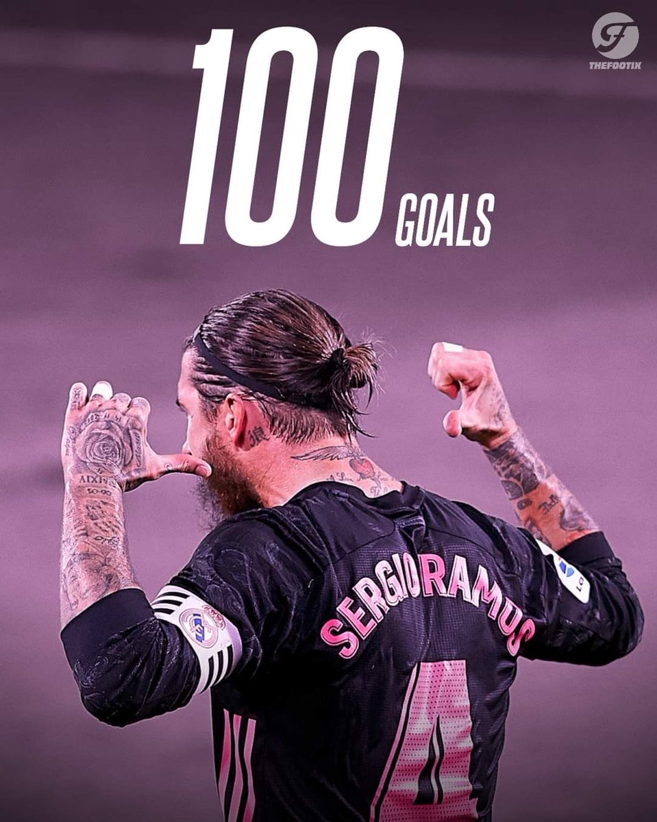 FootPassion07's tweet photo. El capitano 👌 100 goals in all competition with real madrid 👏👏
#UCL Sergio Ramos #RMAINT https://t.co/HwAeFppPBp