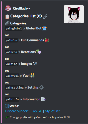 yaoibot_discord's tweet photo. 😱A small, neglected spoiler of version 2.5 of the bot ... 🤭
This version will be published yes or yes when we reach 10,000 servers or before reaching December.
#YaoiBotTeam #version25 !! 🎉🎉🎊 https://t.co/uTVF7bFIDB