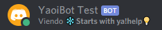 yaoibot_discord's tweet photo. 😱A small, neglected spoiler of version 2.5 of the bot ... 🤭
This version will be published yes or yes when we reach 10,000 servers or before reaching December.
#YaoiBotTeam #version25 !! 🎉🎉🎊 https://t.co/uTVF7bFIDB