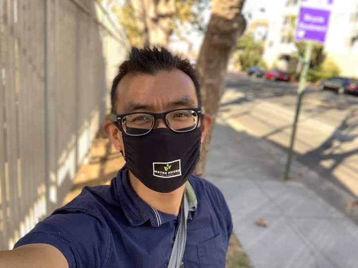 waynehhsiung's tweet photo. At my second polling site of the day doing some last outreach. Just got a voter to change their ballot to #WayneForMayor! #GreenNewCity
#Vote #ElectionDay https://t.co/pXb3OdK2vF