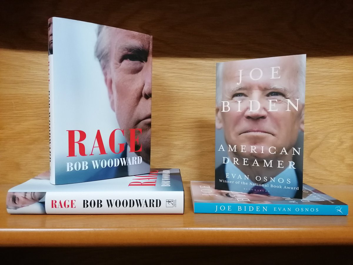 KennysBookshop's tweet photo. Happy US Election Night everyone! To enter to win a copy of one of these books tonight, just like or RT and tell us which one you'd like. We'll then pick winners at 5pm tomorrow at random &amp; we'll ship worldwide! #ElectionDay #ElectionNight #Elections2020 https://t.co/fHPYte0PHp