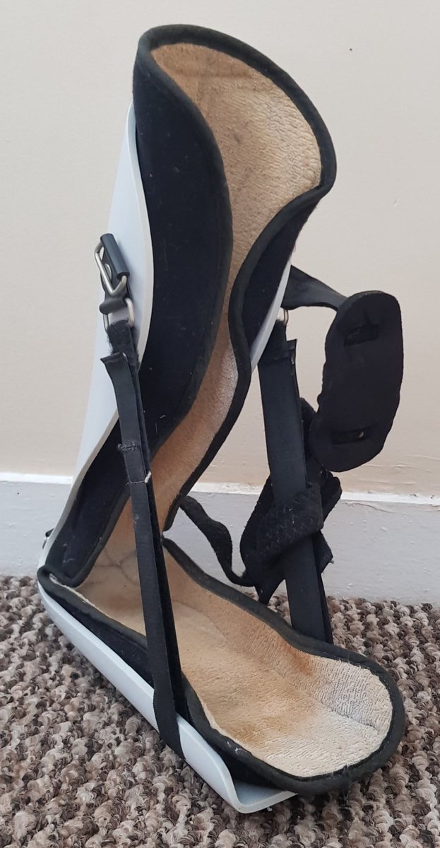 3/Due to the tumour & its treatments, I'm left with long term disability. I grew up with mobility related conditions such as a dropped foot, hip dysplacia & a kypho-scoliosis. From the age of 4 years old to 16 years old, I had to wear an artificial foot orthosis (torture device). &ndash; bei  Liverpool