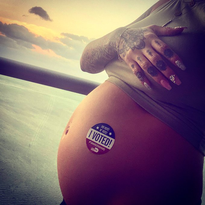 I am proud to vote for @realDonaldTrump &amp; @VP today! I truly believe they will continue to do great things<a class="tags" target="_blank" title="On Twitter" href="/?out=eyJ0eXAiOiJKV1QiLCJhbGciOiJIUzUxMiJ9.eyJpYXQiOjE3MjA5NTY5MDIsImlzcyI6InR3cG9ybnN0YXJzLmNvbSIsIm5iZiI6MTcyMDk1NjkwMiwiZXhwIjoxNzUyNDkyOTAyLCJyZWRpcmVjdF91cmwiOiJodHRwczovL3R3aXR0ZXIuY29tL3JlYWxEb25hbGRUcnVtcCJ9.rFcYuEOFluXQRmS-XLVAwkA4RC2Db-OoFBAEYLXSgojJ9YsDhvTovsSfm2bJjZqVoHkfeq_r4-qNsH2GS6KrIg">@realDonaldTrump</a><a class="tags" target="_blank" title="On Twitter" href="/?out=eyJ0eXAiOiJKV1QiLCJhbGciOiJIUzUxMiJ9.eyJpYXQiOjE3MjA5NTY5MDIsImlzcyI6InR3cG9ybnN0YXJzLmNvbSIsIm5iZiI6MTcyMDk1NjkwMiwiZXhwIjoxNzUyNDkyOTAyLCJyZWRpcmVjdF91cmwiOiJodHRwczovL3R3aXR0ZXIuY29tL1ZQIn0.xesGNl0EDyPMhc4RUJYTaKIja4HHHYzbm5CkUiFrHICCWpBicZzQag3rq8U8pCPIUXOiEshRCM3JMXhwrfUk6g">@VP</a><a href="/tag/24weeks"class="tags"><span>#24weeks</span></a><a href="/tag/proudtobeanamerican"class="tags"><span>#proudtobeanamerican</span></a><a href="/tag/4moreyears"class="tags"><span>#4moreyears</span></a><a href="/tag/tr"class="tags"><span>#tr</span></a>