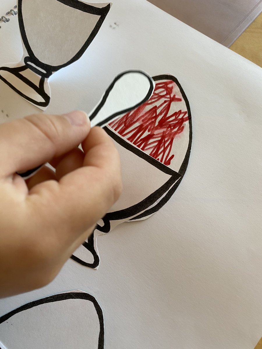 Wir üben T mit den Bastelunterlagen von frauotten.de.