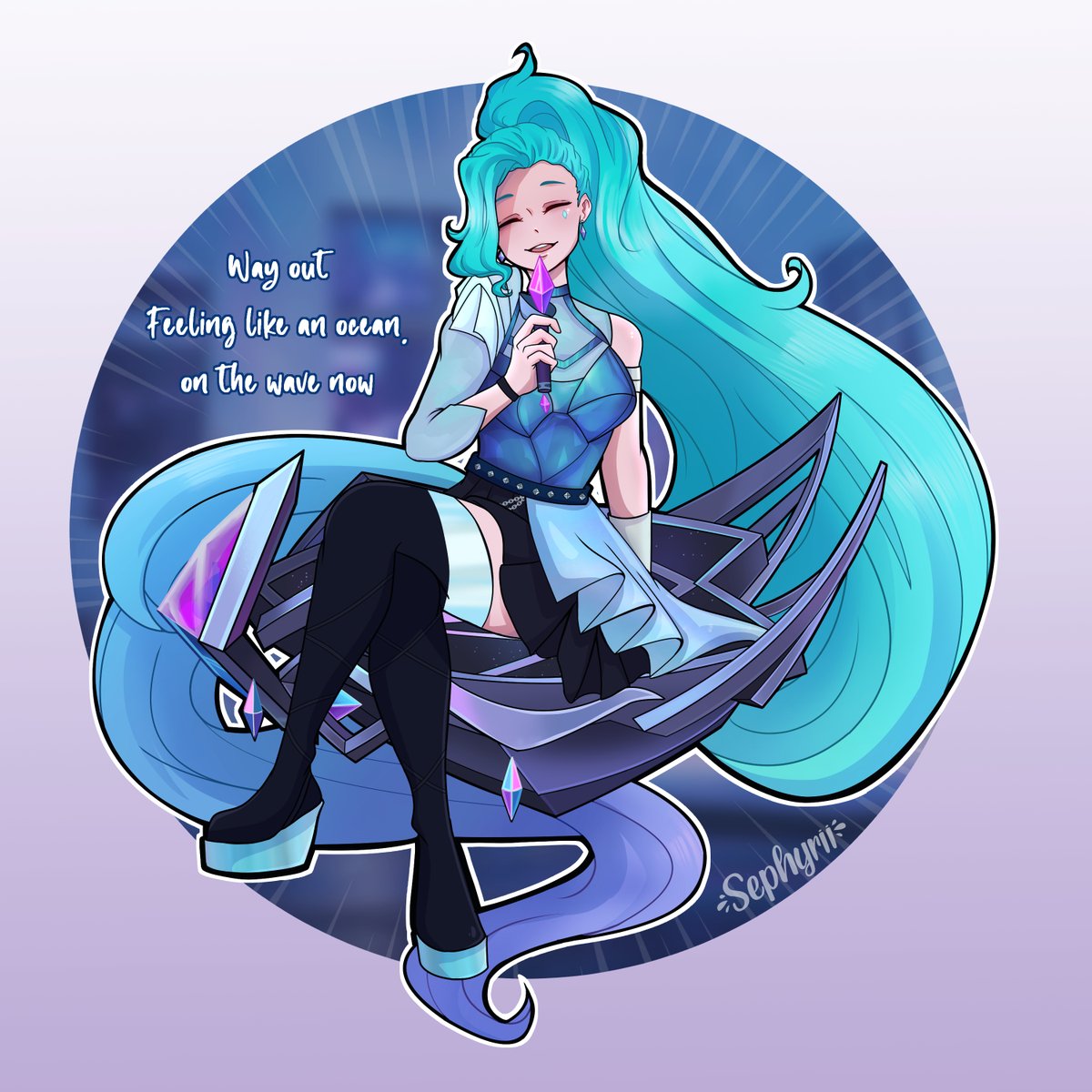 @seradotwav My fav song and character <3 #LeagueOfLegends #LeagueOfLegendsFanArt #FANART #seraphine #KDA #KdaFanArt #kdamoreoutnow