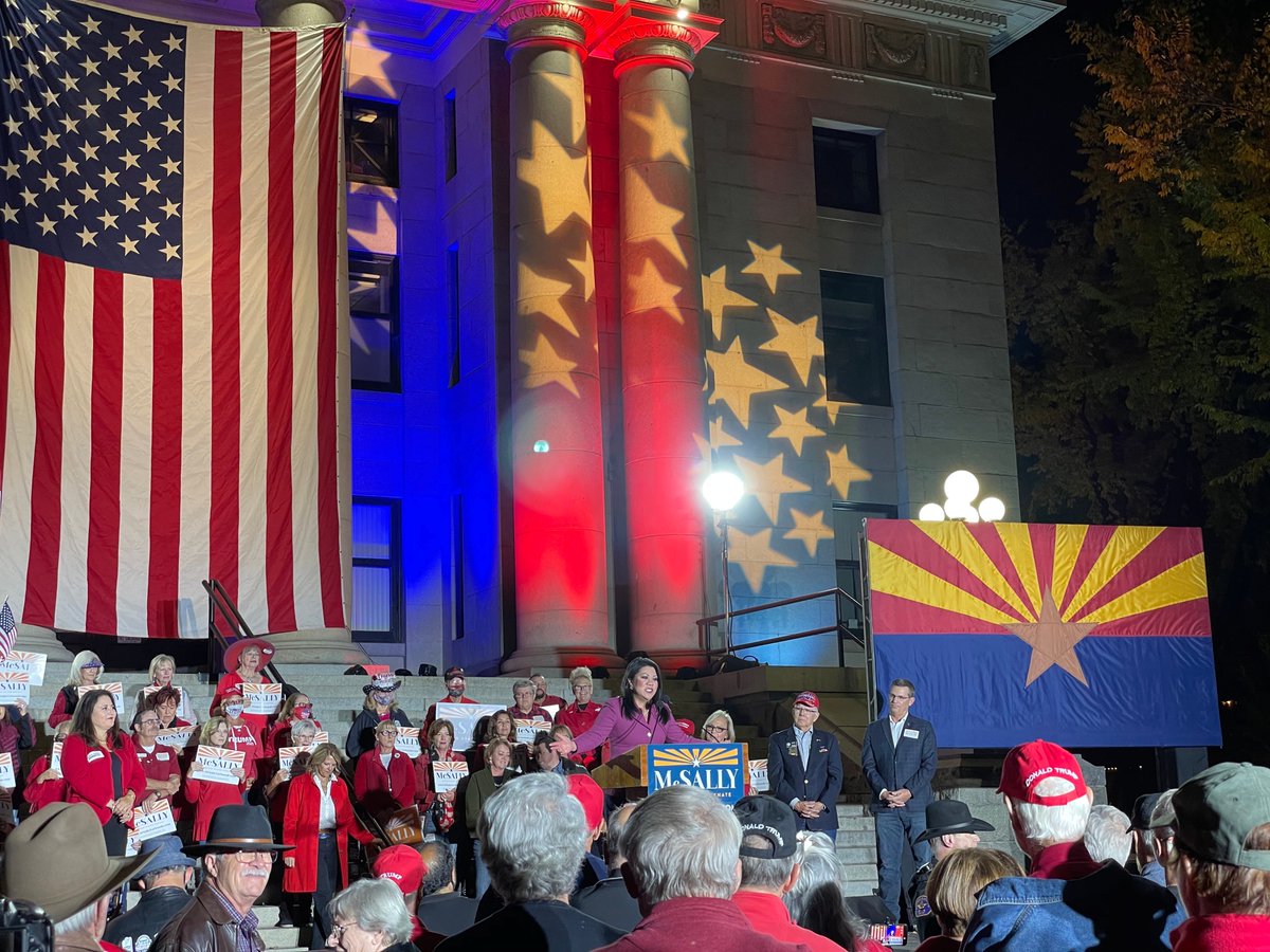 Honored to support #AZSen <a href="/MarthaMcSally/">Martha McSally</a> on the #AZFighter Tour, an 11 city tour across #AZ with its final stop on the steps of the historic Prescott Courthouse. #ThankYou, Martha, for fighting to protect life, our 2nd Amendment and the freedoms we love in Arizona! <a href="/TeamMcSally/">Team McSally - 🏜Text ARIZONA to 47682</a>
