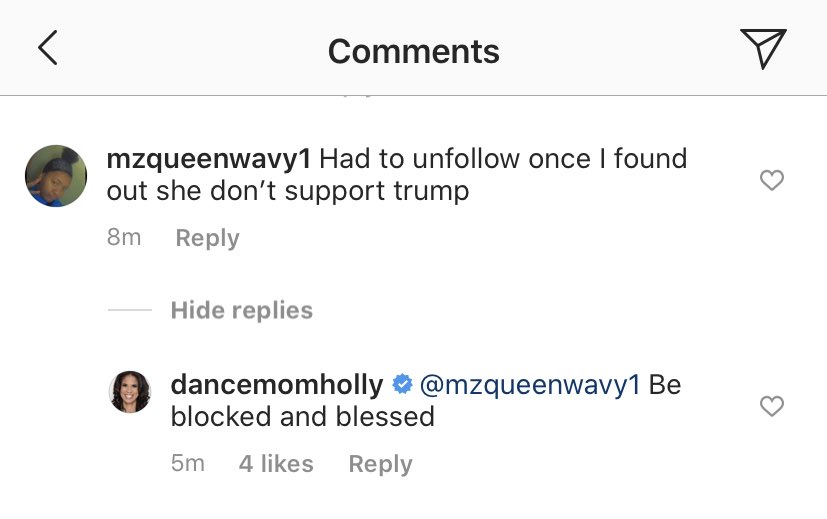 I can literally hear her say this in my head and picture her pulling one of her classic Holly Face’s 😂😂😂

<a href="/DanceMomHolly/">Holly Frazier</a>