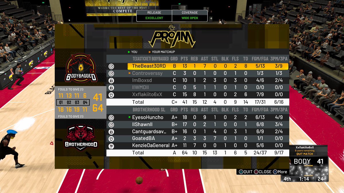 GG’s to <a href="/KnowEgo2K/">Know Ego 😶‍🌫️</a> &amp; @BodyBagged2K in the first two rounds of the <a href="/MagicGaming/">Magic Gaming</a> league tourney!! 

@Ryan_K1984 <a href="/youFamousEnough/">2KL</a> <a href="/RankEm_/">RankEm</a> <a href="/BlkFrankWhite1/">TheBlkOne</a> <a href="/GsTaR____/">🥶</a> <a href="/WalkOnWarriors/">⚠️ Walk-On Warriors</a> <a href="/2kCompGames/">Jelani Mitchell</a> <a href="/AirUpThere7/">Airupthere</a> <a href="/RankEm_/">RankEm</a> <a href="/Big_Brudda_PURP/">Coach Purp</a>