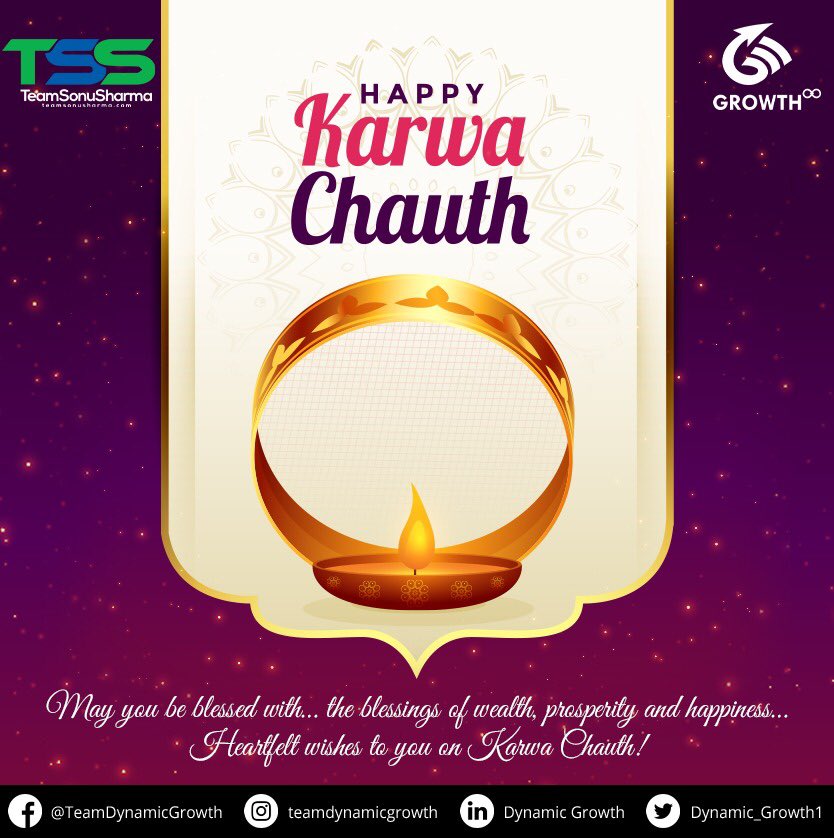 Dynamic_Growth1's tweet photo. The difference between a great marriage and an extraordinary marriage is life-long friendship and never-ending love. #Happy #Karva #Chauth Friends ❣️

#FestivalofLoveandMutualRespect 
#TSS 
#TeamDynamicGrowth 
#India 
#KarvaChauth https://t.co/hvOGIqc5vc