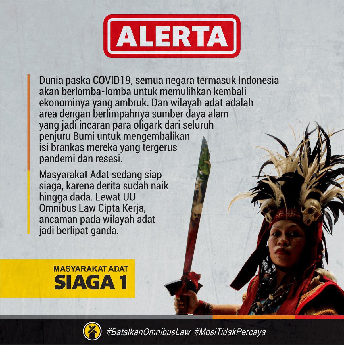 Aliansi Masyarakat Adat Nusantara (AMAN) tweet media