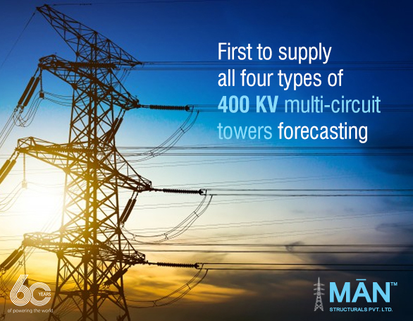 MĀN Structurals was the first to supply all four types of 400 KV multi-circuit towers

<a href="/gkrungta/">Gaurav Rungta</a>