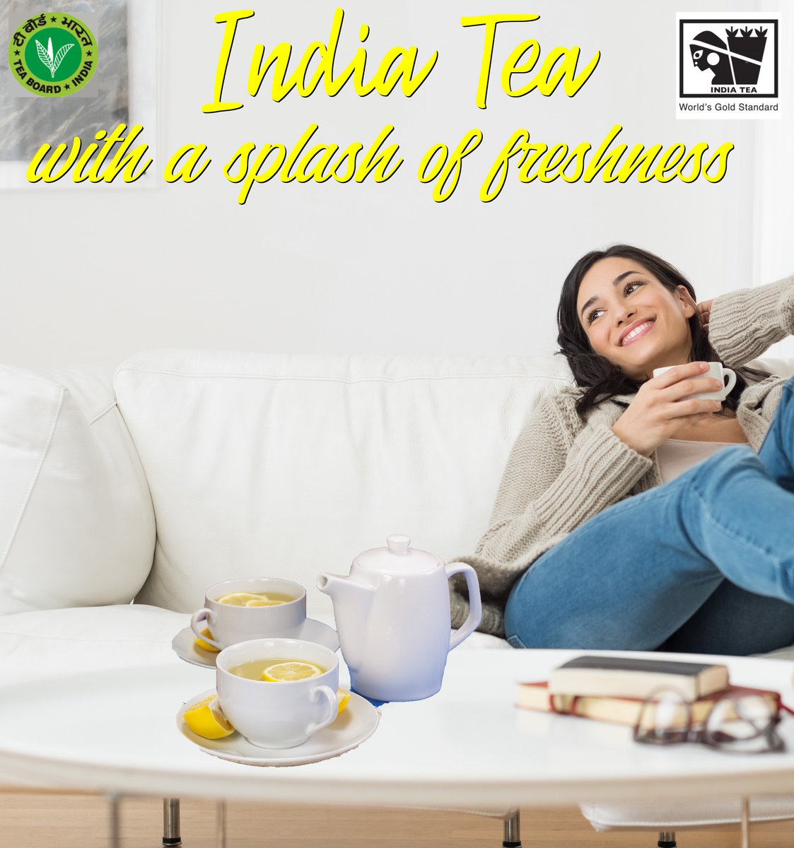 teaboardofindia's tweet photo. Add a zingy twist to your cup of India Tea with a dash of lemon #IndiaTea #IndianTeaLove #IndiaTeaAndMe https://t.co/bFozgLcngZ