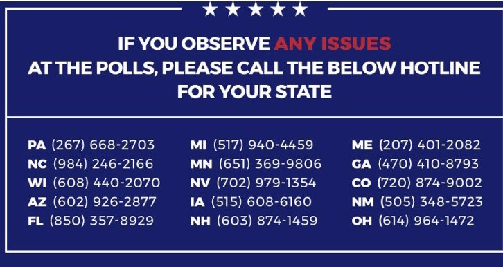 aimob2's tweet photo. Report voter fraud to your Respective state! Within my personal circle it has occurred twice! “We the People” should be able to cast our vote fairly and it be counted! ❤️🇱🇷💙 https://t.co/wfe5dPPSss
