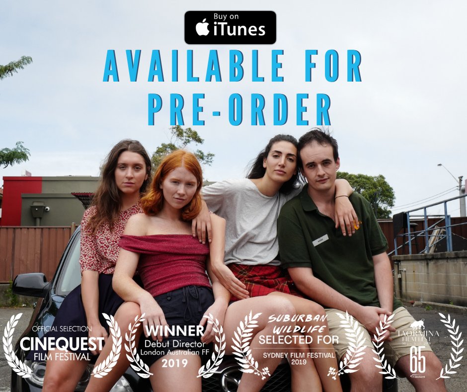 SubWildFilm's tweet photo. Aussie Indie SUBURBAN WILDLIFE available for Pre-order on @iTunes . Order now for 50% off original price! https://t.co/3kAarCuu4y