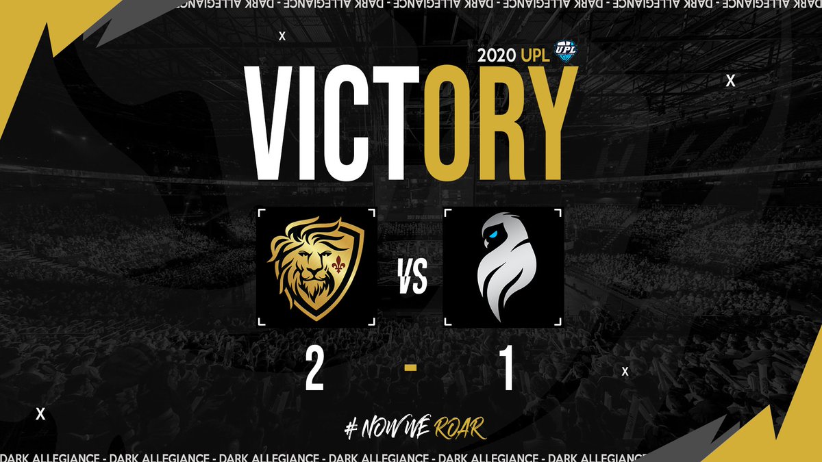 We take the win 2 - 1 on <a href="/MirageSportE/">Mirage 🦉</a> in the first playoffs match of the <a href="/UpsurgeGG/">UpsurgeGG</a> UPL.

It's not over! 💪

🦁#NowWeRoar #DALoL