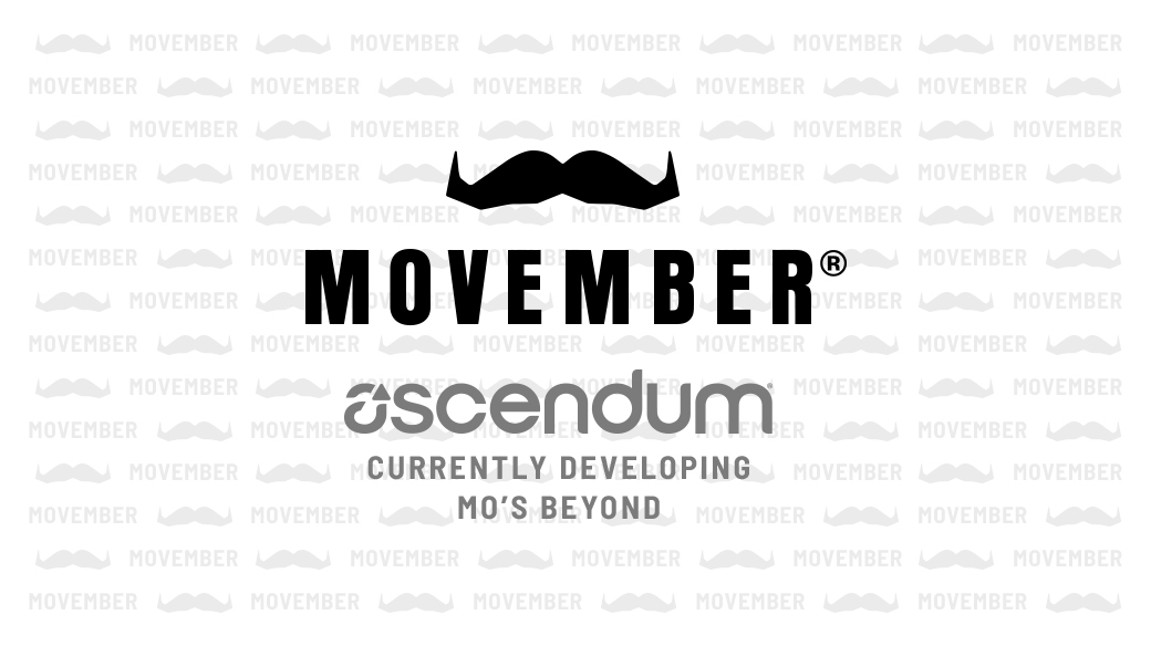 Ascendum's tweet photo. This #Movemeber we're developing our mo's in support of men's #mentalhealth and #suicideprevention, #prostatecancer, and #testicularcancer. 〰️ For more information about the cause and how to #support, visit https://t.co/90LT6qFmQW
#donate #growamustache #run #bike https://t.co/1kqgtLOmIz
