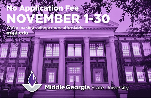 MGAstateU's tweet photo. There no time like November to apply for admission to #MGA! #NoApplicationFee https://t.co/sxsnWhMVMX https://t.co/MiLXqmpMM4