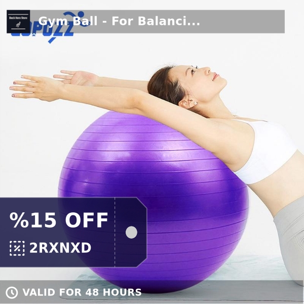 BackHero_Store's tweet image. Check out this product 😍 Gym Ball - For Balancing &amp;amp; Core Workout 😍 

Shop now 👉👉 shortlink.store/pL84i5TfU 
(Discount will automatically be applied during checkout)