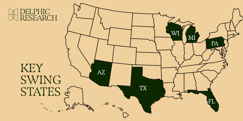 DelphicCanada's tweet photo. As polls begin to close for the nail-biting #USElection (they have officially closed in one of the #keystates Florida), we will be updating you throughout the night on the 6 key states. #USpoli #ElectionNight https://t.co/CnuhCIQNl7