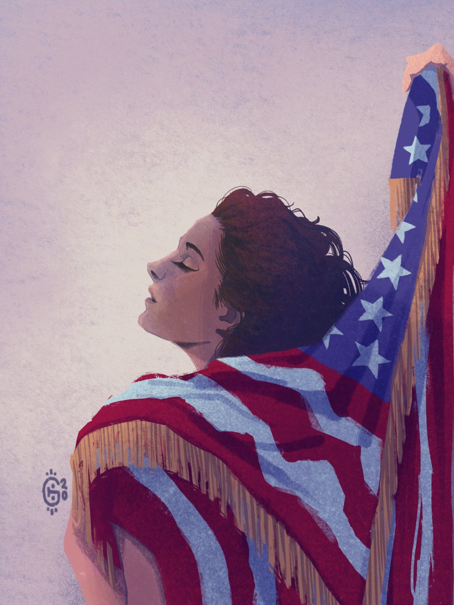 NebulousGoo's tweet photo. "i'm tired of feelin like im fuuckin craaazaayyy"
(repost, i tweaked the composition a bit)
#lanaderey 
#2020Election
#ProCreate https://t.co/MA4lpR5LGi