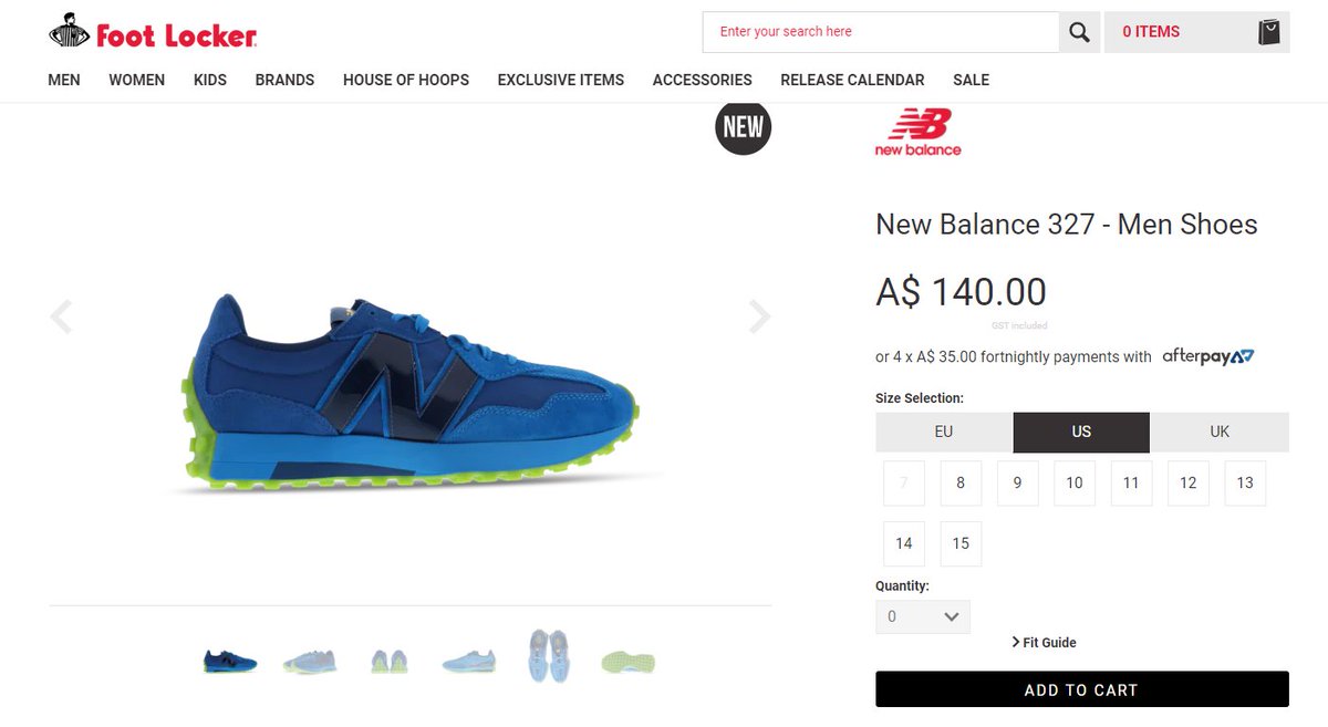 new balance 327 au