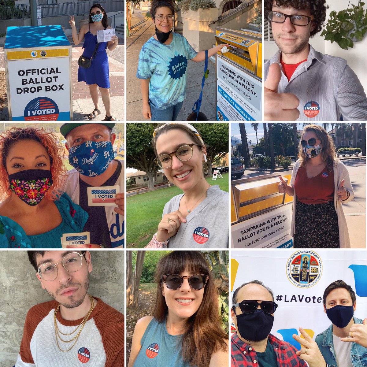 Exercising our right to vote in this important election. Have you voted yet? You’ve still got a few more hours to make your voice heard! TSLC votes ✔️ 
#vote2020