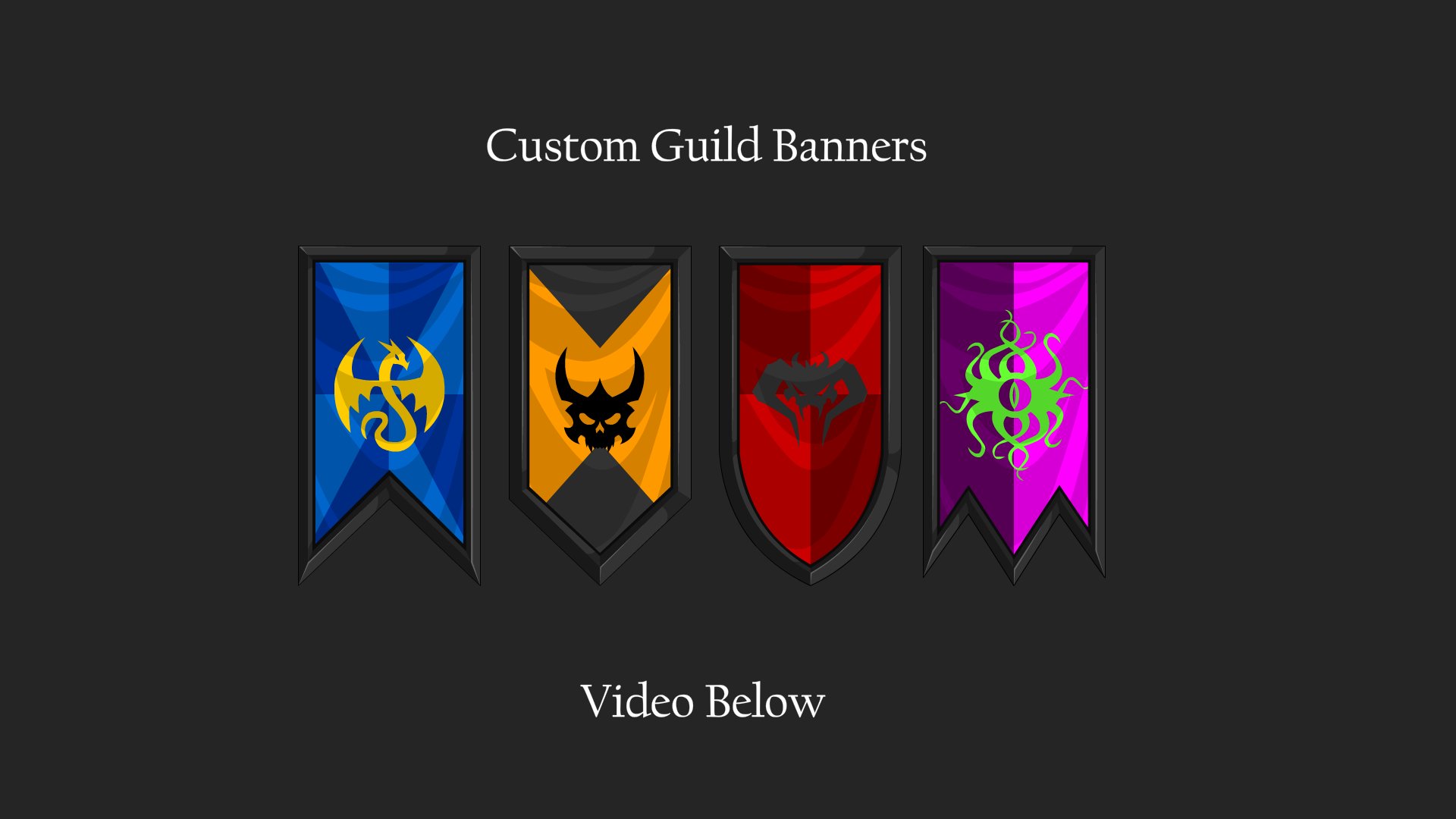 Eu vou fazer Logo para Guildas, Banners