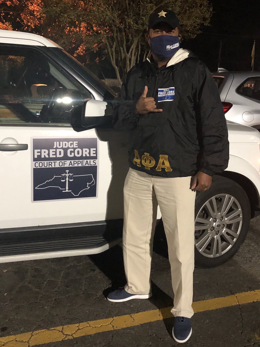 Finishing up a long day across the state with our second and last stop in Durham. Only a few mins left for your voice be heard! You cannot complain tomorrow if you don’t participate today! For those that like to procrastinate remember Judge Fred Gore for NC Court of Appeals!