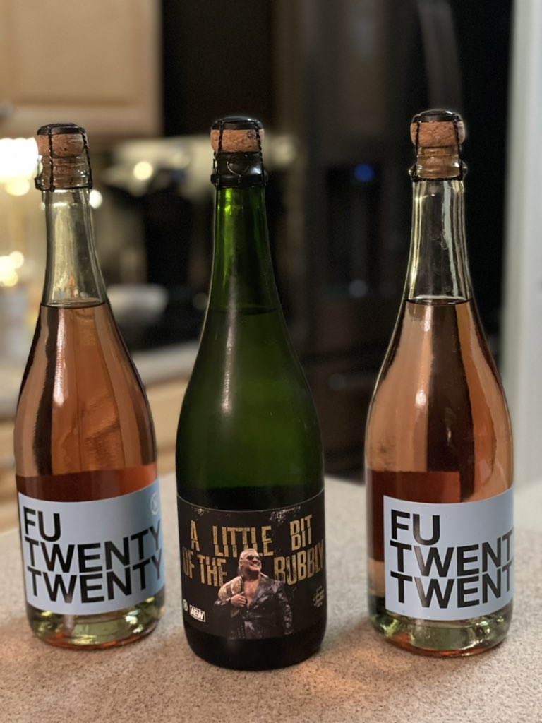 PWFrontRow's tweet image. I’m prepared for anything. 
#LittleBitOfTheBubbly 
#FU2020
#ElectionNight 
@nockingpoint